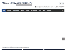 Tablet Screenshot of mcmahontaxlaw.com